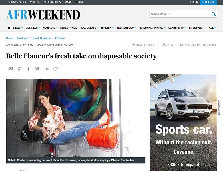 Belle Flaneur's fresh take
